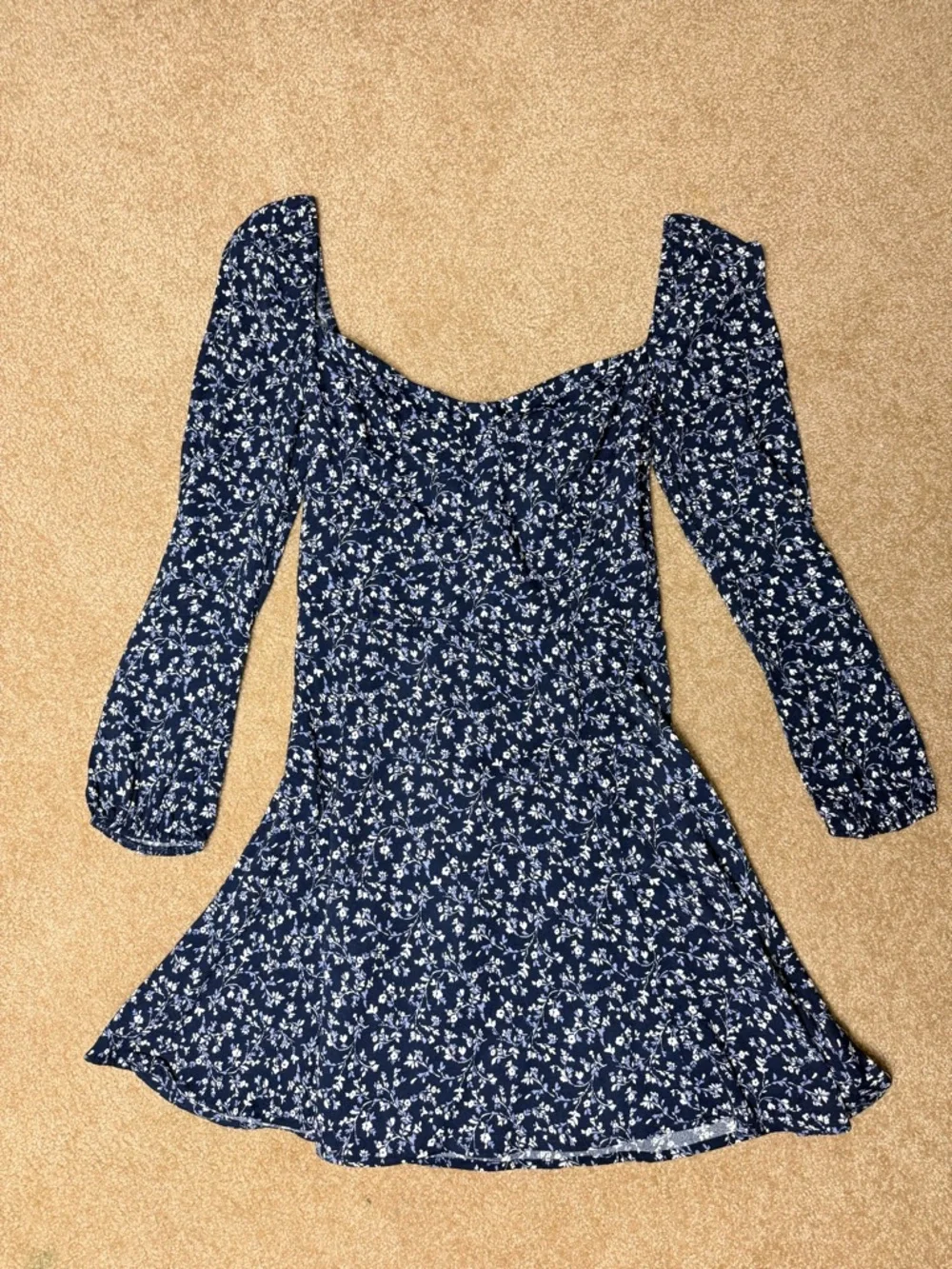 Reformation Mochi Floral-print Mini Dress In‎ Twilight Size 8